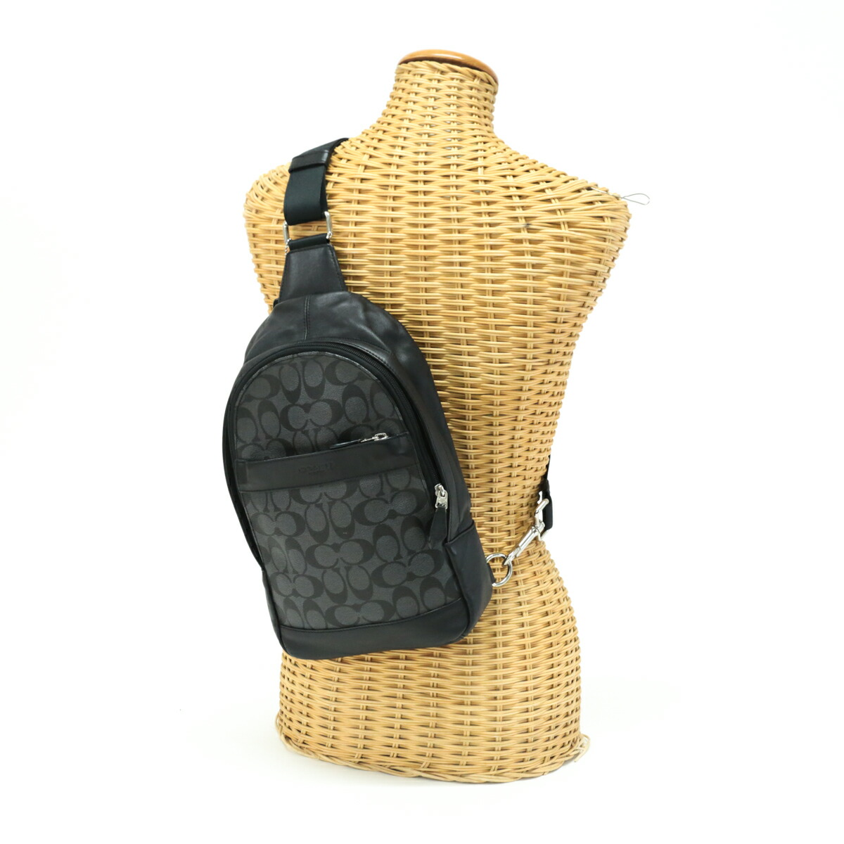 楽天市場】コーチ COACH ボディバッグ レザー PVC シグネチャー