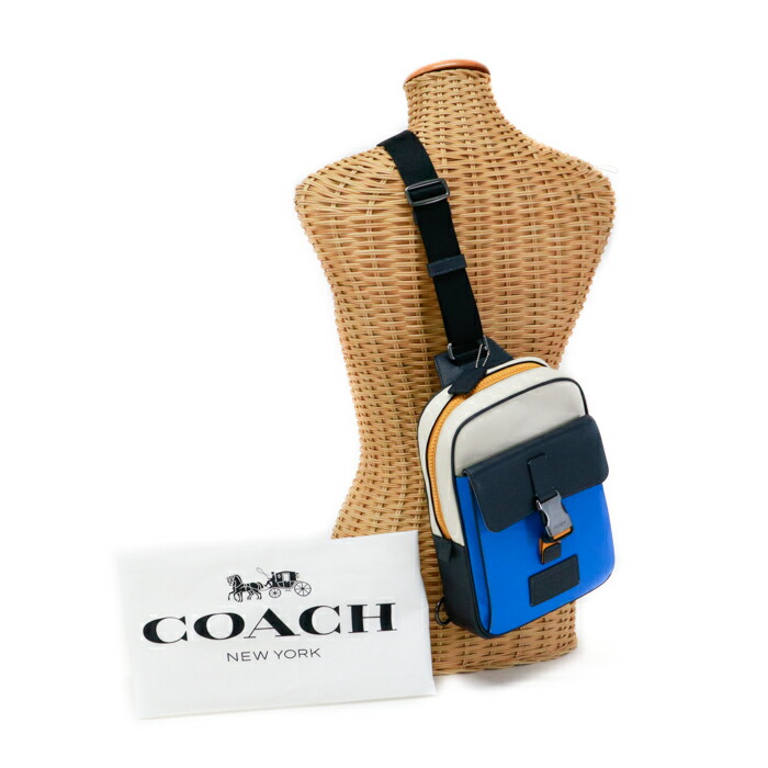 楽天市場】【Aランク】 コーチ COACH トラック ベルト バッグ カラー
