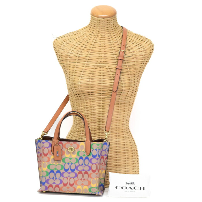 楽天市場】美品 コーチ COACH ストローバック トートバック