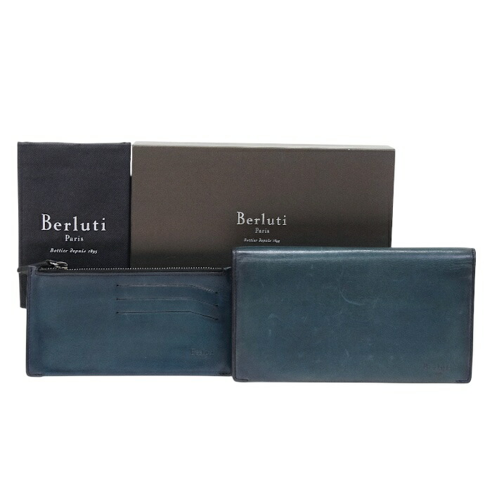 楽天市場】【中古】【良い】 Berluti ベルルッティ 長財布 二