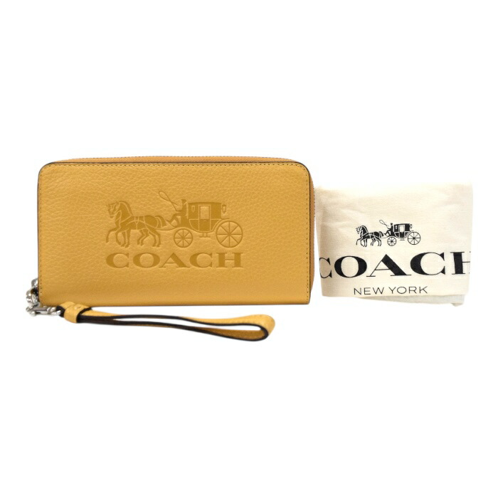 COACH コーチ 馬車ロゴ アコーディオンジップラウンドファスナー長財布極美品 早割 リフト券 COACH コーチ 馬車ロゴ アコーディオンジップ