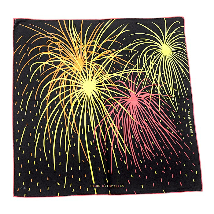 K319-45 美品 HERMES エルメス プチカレ 40 金蓮花 スカーフ K319-45 美品 HERMES エルメス プチカレ 40 金蓮花 スカーフ