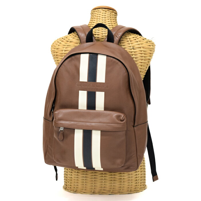 COACH リュック チャールズ ヴァーシティ ロゴ 本革 ネイビー 大容量 楽天市場】【新品未使用品】【バッグ】COACH コーチ チャールズ