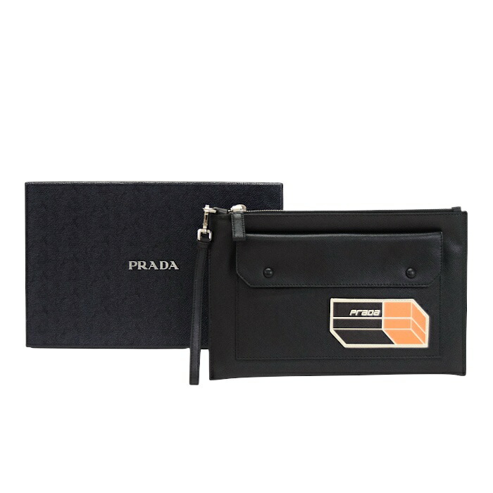 プラダバッグ 中古・古着通販】PRADA (プラダ) レザーボストンバッグ ブラック