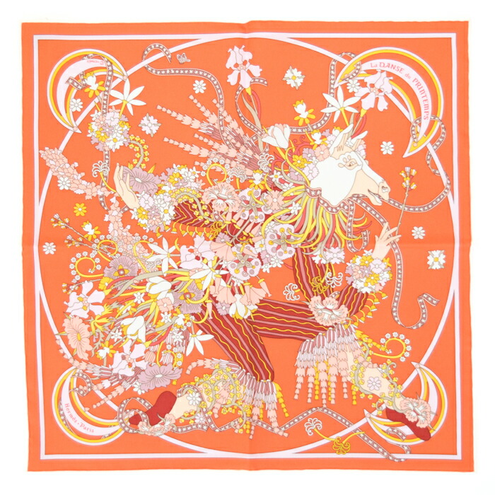 楽天市場】エルメス HERMES スカーフ カレ45 プチカレ シルク