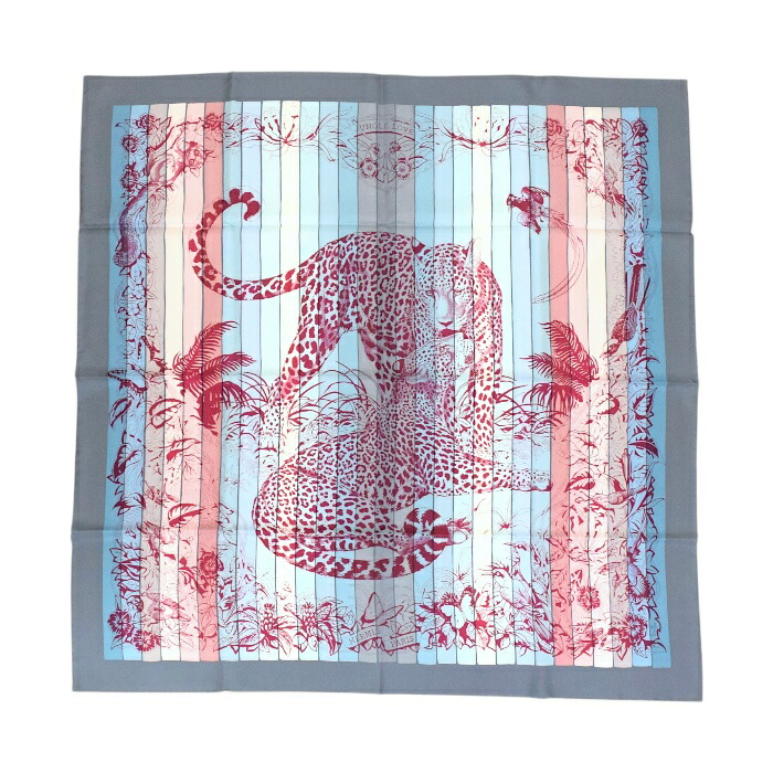 楽天市場】【エルメス】Hermes カレ90 シルクスカーフ JUNGLE LOVE