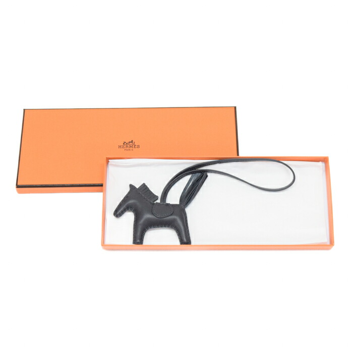 【S位置づける】 エルメス HERMES ロデオ PM アニョーミロ (子ヒツジひと肌) W目じるし (2024年) ロデオチャーム 御徒面子引きつける 御徒面子付属物 ソーブラック レディース メンズ アルドワーズ(薄墨色) 定め事品 新品負けず劣らず 中古 mbv26008