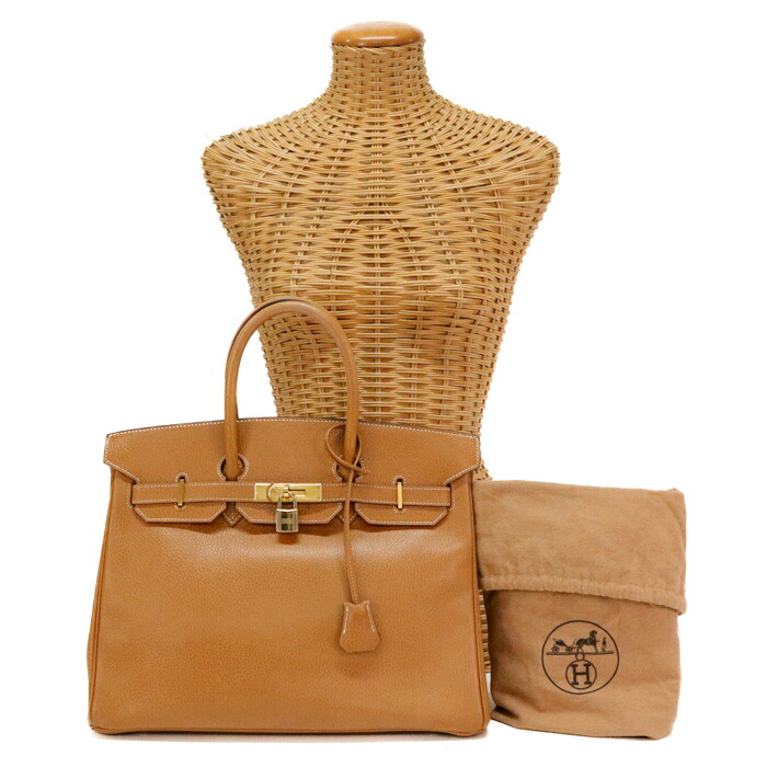 【Bランク】 エルメス HERMES バーキン 35 アルデンヌ (レザー) GD金具 〇Y刻印 (1995年) ハンドバッグ 手提げかばん ビジネスバッグ トラベルバッグ レディース メンズ ナチュラル (ベージュ) 正規品 中古 mbz29002|p.o.s.h. Online Store 店