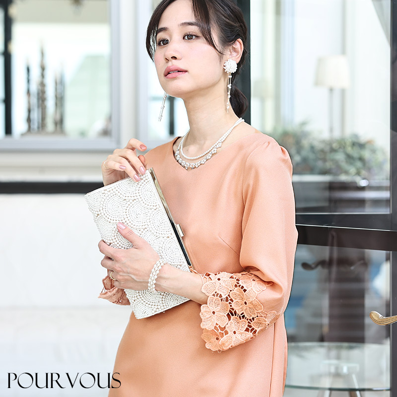 ドレス ワンピース 結婚式 パーティードレス ファッション レディース 体型カバー パーティドレス 七分袖 着痩せ 服 パーティー 通販 Aライン 50代 総レース レース 長袖 七分袖 同窓会 女子会 ミモレ丈 韓国 ドレス 結婚式 ワンピース パーティードレス お呼ばれ 服装