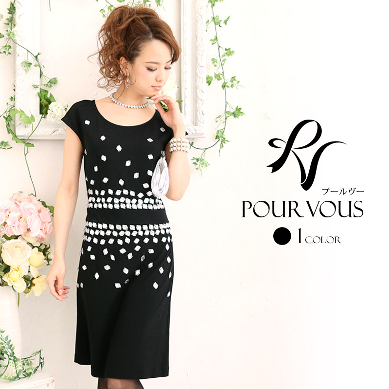 結婚式ワンピース パーティドレス Aライン ワンピース レース 結婚式 ドレス お呼ばれ 体型カバー パーティードレス ブラック 冬レディースファッション 秋冬 サテン 通販 ミセス 謝恩会 上品 膝丈 服 服装 パーティー Onepiece 結婚式 ワンピース 結婚式ワンピース