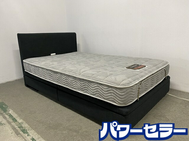 テンピュール TEMPUR  ゼロジー 電動リクライニング寝台 SDセミダブルベッドシモンズBeautyrest Maxima 5.5in マットレス 中古調度品 店先引取歓迎 R10626