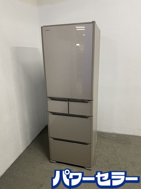 日立 か細い5部屋の入り口封鎖電気冷蔵庫 401L 自動小銃製氷 硝子いの一番 R-S40R（XN）結晶三鞭酒 2022年製 中古家電 店先引取歓迎 R10675