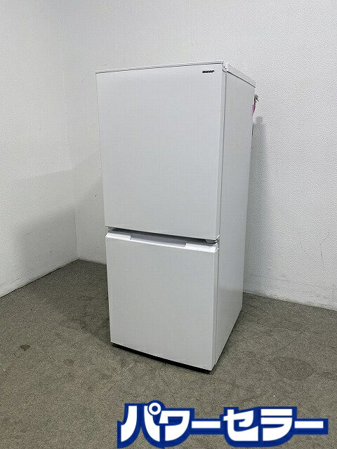 2024年製 SHARP/シャープ 2ドア冷凍冷蔵庫 152L つけかえどっちもドア 耐熱天板 SJ-D15P マットホワイト 中古家電 店頭引取歓迎 ■R10848｜中古リサイクルのパワーセラー