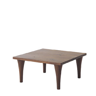 【飛騨産業】森のことばWalnut コーナーテーブル（ハイ） SW105SH ウォルナット（節入り）