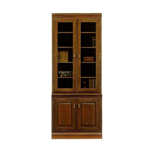 楽天市場】MARUNI マルニ木工 地中海シリーズ ハイボード書棚77(扉) No