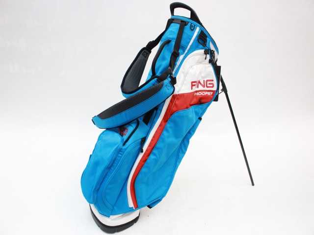 【新品】 NEW [4859] ピン PING フーファー Hoofer スタンドバッグ 2026 ブルー/レッド/ホワイト 日本未発売USモデル！