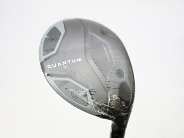 【新品】 NEW [2450] キャロウェイ \u003cBR\u003eクアンタム QUANTUM Ti チタン フェアウェイウッド ベンタス VENTUS 黒いこと/濃灰色 6（US）/S 5W