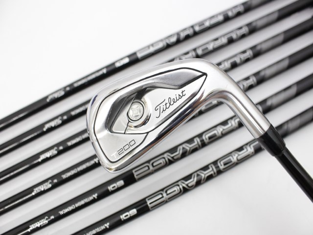 【中古】USED 中古[0407] タイトリスト \u003cBR\u003eT200/Titleist KUROKAGE60(JP) 7本組//27