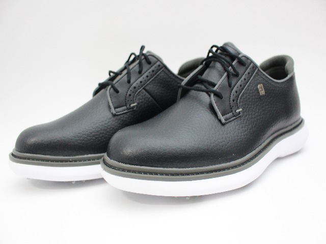 【新品】 NEW [2082] フットジョイ トラディションズ Traditions Blucher 57939 ブラック 7.0M（25cm） 2024年 日本未発売 US天然皮革モデル！