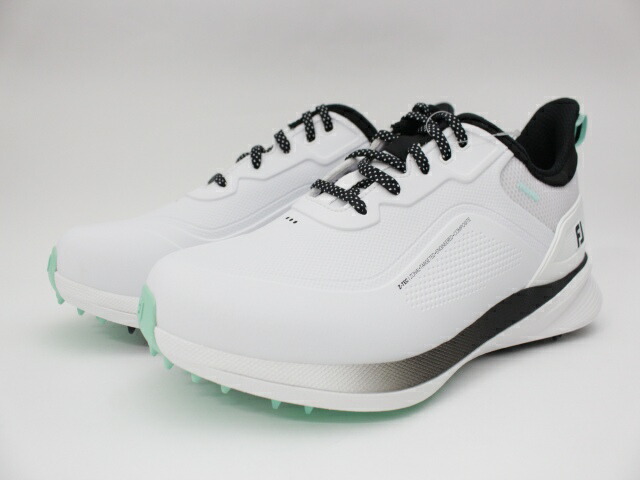 【新品】 NEW [6559] フットジョイ プロ PRO SL 56950 ホワイト/Sea Glass/ブラック 8.0W（26cm） スパイクレス シューズ 2026年 USモデル！