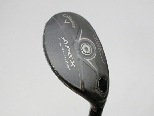 【新品】NEW 新品[2873] キャロウェイ APEX Ti SUPER HYBRID/HZRDUS GEN4 シルバー 75HB/6.0/24