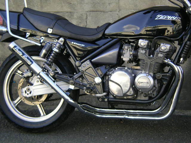 楽天市場 ゼファー４００ X 分割式 50 8p 流3 Pretty管 マフラー プリティーレーシング