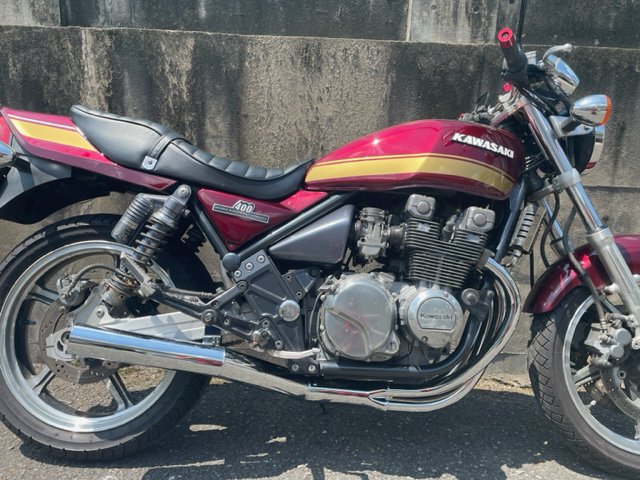 楽天市場】ゼファー400/χ 用 薄型センバツブレット メッキ