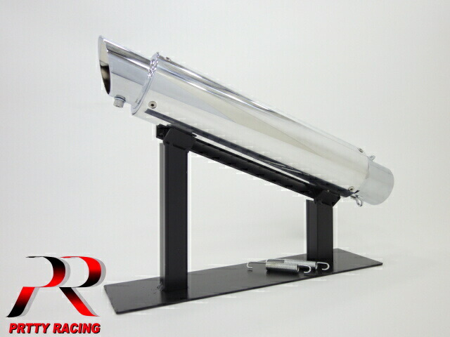 Perry Racing 42.7φサイレンサー　プリティー 楽天市場】42.7π PRETTY製 アルミサイレンサー タイプ2 左出し用