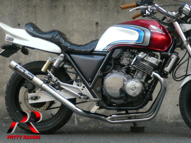 楽天市場】HONDA CB400SF NC31 ショート管 70π 新品 マフラー ブラック 