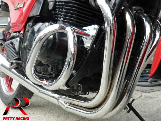 楽天市場】SUZUKI GS400 極太エンジンガード 新品 メッキ