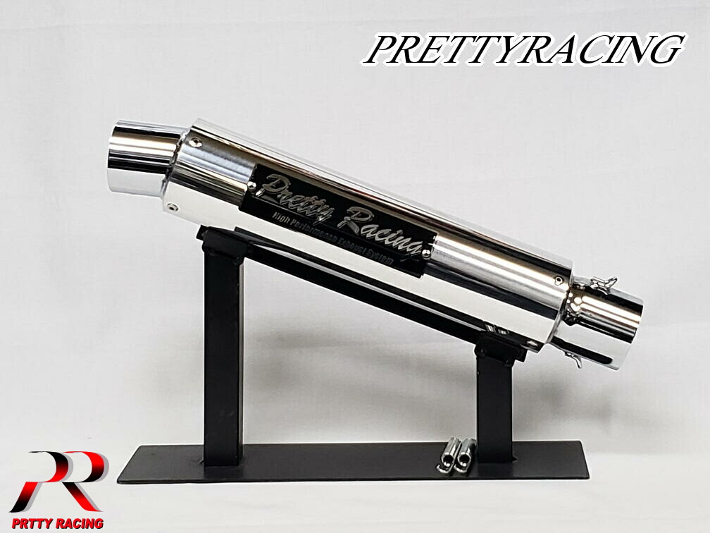 楽天市場】50.8π PRETTY製 アルミサイレンサー2 プレート付 バリオス 