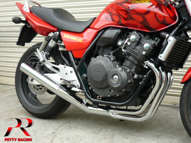 HONDA CB400SF NC31 R/S ショート管 70π マフラー メッキ | elearning