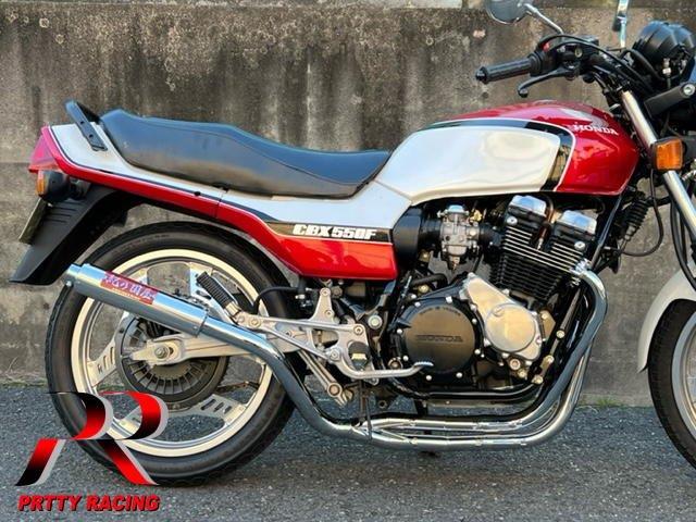 楽天市場】HONDA CBX400F/550F 分割式 45π (極) PRETTY管 メッキ