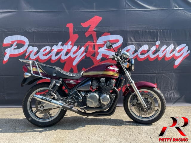 KAWASAKI ゼファー４００/Χ ４-１管 ALサイレンサー タイプ3 黒 50.8π マフラー