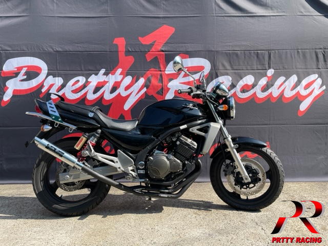 楽天市場】KAWASAKI バリオス2 分割式 42.7π (極) 黒 PRETTY管