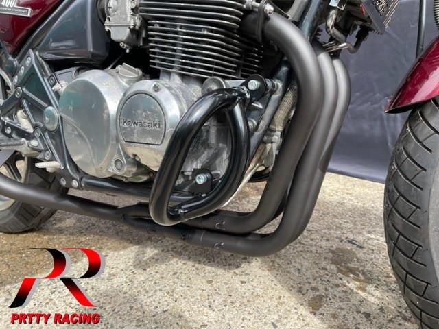 ゼファー４００・４００Χ エンジンガード メッキ /ZR400Cキジマ外装 ゼファーΧエンジンガードタイプ2メッキ /ZR400Gゼファー400