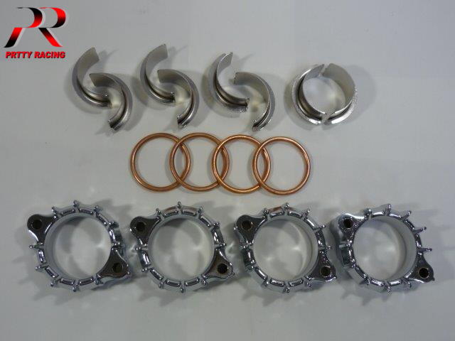 HONDA ！ CBX400Fアルミ製マフラーフランジ割カラー部品 4個セット ichihamabuhinshop_120223604