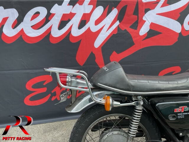 SUZUKI gt380 キャリアスズキポーチ付き