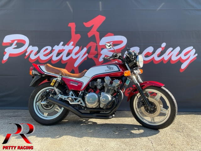 HONDA CB750F RC04 分割ショート管 黒 マフラー