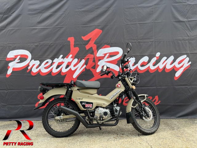 HONDA ハンターカブ 125 PRETTY ショート管 黒 マフラー｜プリティーレーシング