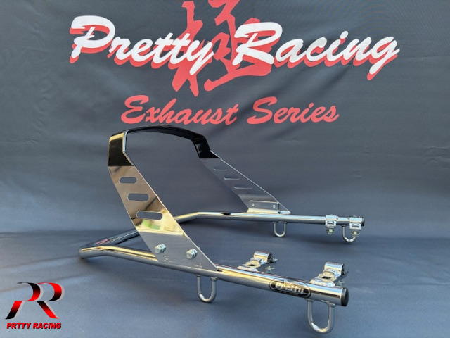 楽天市場】KAWASAKI バリオス1 メッキ極太タンデムバー（ワイドタイプ