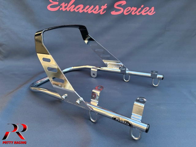 楽天市場】KAWASAKI ゼファー400/Χ メッキ極太ゴム巻きタンデムバー