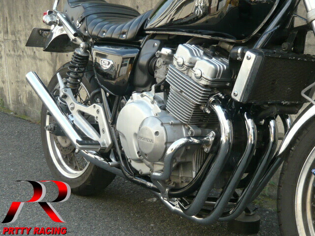 楽天市場】HONDA ＣＢ４００ＦＯＵＲ ＮＣ３６ ミドル管 50.8π 新品 マフラー ブラック : プリティーレーシング