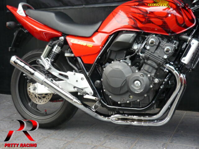 楽天市場】HONDA CB400SF REVO nc42 分割式 42.7π (改2) PRETTY管 マフラー : プリティーレーシング