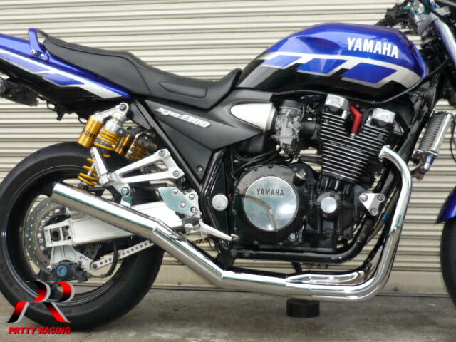 楽天市場】PRETTYRACING SPIDER YAMAHA XJR1300 RP17J (後期) ショート管 70π マフラー メッキ :  プリティーレーシング