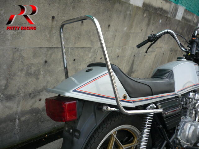 楽天市場】GSX250/400Eザリ用 ゴム付きタンデムバー（黒