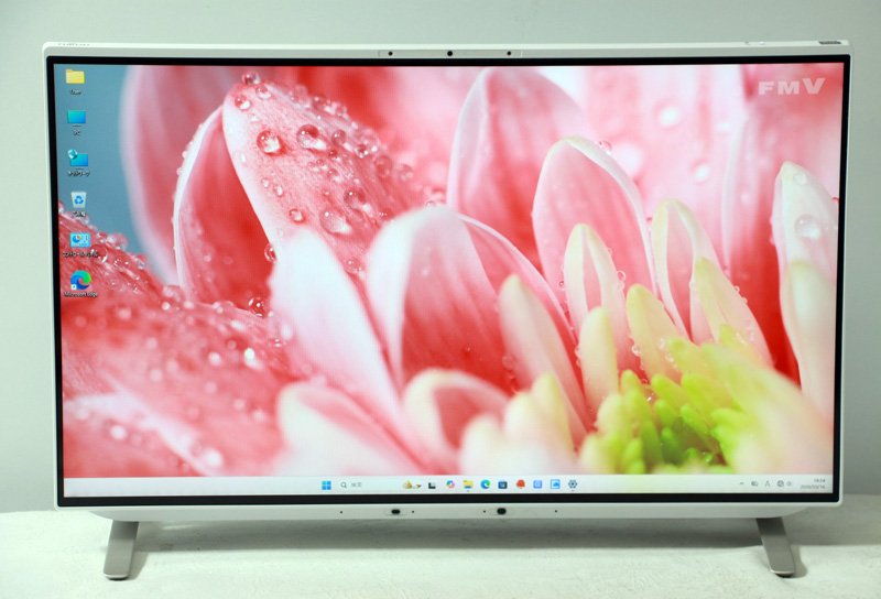 中古パソコン 一体型 富士通 ESPRIMO FH60/F3 FMVF60F3W Windows11 AMD Ryzen 5 5500U 2.1GHz メモリ8GB SSD512GB 23.8インチ Office付き DVD Webカメラ 無線LAN Bluetooth 3ヶ月保証 wd2508 中古