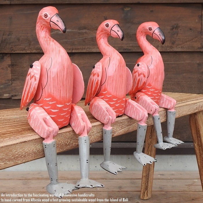 楽天市場】[ポイント2倍]お座り フラミンゴさん Lサイズ 手足が