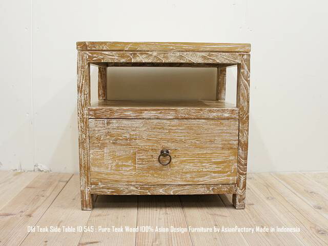 楽天市場】オールドチーク無垢材 3段チェスト 箪笥 ナチュラルラ