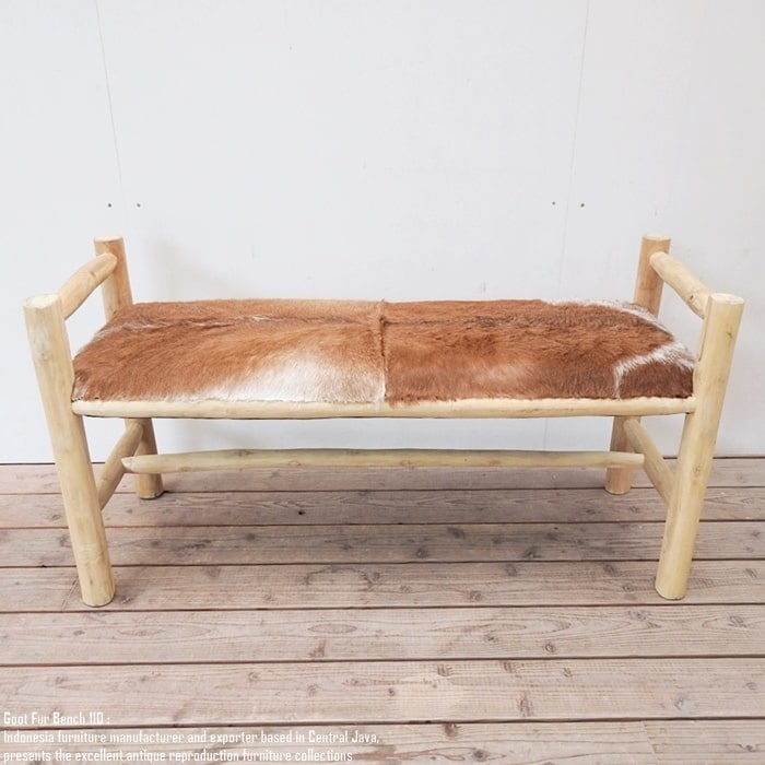 楽天市場】山羊毛皮 ハラコチェア 77cm 椅子 毛皮 チーク無垢材 天然
